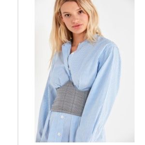 Urban Outfitters Plaid Corset Belt